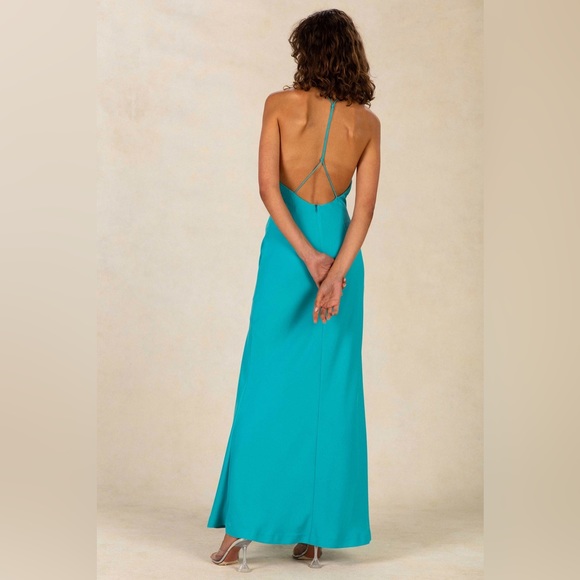 MISHA POSEY GOWN IN BLUE - Picture 2 of 2